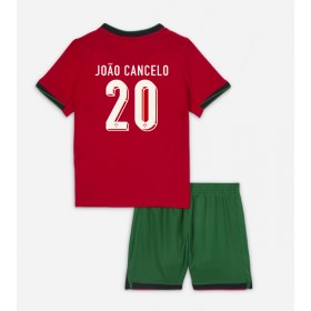 Dětské fotbalový komplet Portugalsko Joao Cancelo #20 Domácí košile ME 2024 Krátkým Rukávem